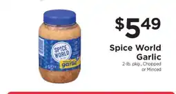 ShopRite Spice World Garlic offer