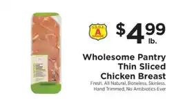 ShopRite Wholesome Pantry Thin Sliced Chicken Breast offer
