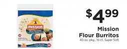 ShopRite Mission Flour Burritos offer