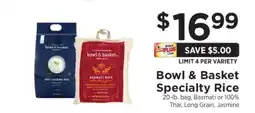 ShopRite Bowl & Basket Specialty Rice offer