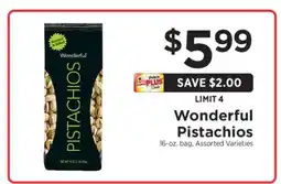 ShopRite Wonderful Pistachios offer