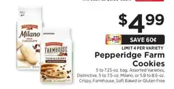 ShopRite Pepperidge Farm Cookies offer