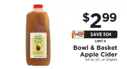 ShopRite Bowl & Basket Apple Cider offer