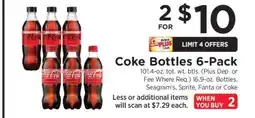 ShopRite Coke Bottles 6-Pack offer