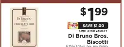 ShopRite Di Bruno Bros. Biscotti offer