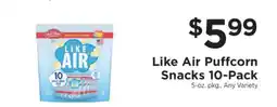 ShopRite Like Air Puffcorn Snacks 10-Pack offer