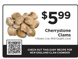 ShopRite Cherrystone Clams offer