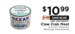 ShopRite Claw Crab Meat offer