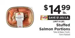 ShopRite Stuffed Salmon Portions offer
