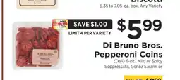 ShopRite Di Bruno Bros. Pepperoni Coins offer