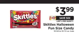 ShopRite Skittles Halloween Fun Size Candy offer
