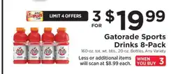 ShopRite Gatorade Sports Drinks 8-Pack offer