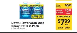 ShopRite Dawn Powerwash Dish Spray Refill 2-Pack offer