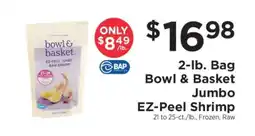 ShopRite Bowl & Basket Jumbo EZ-Peel Shrimp offer