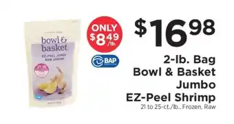 ShopRite Bowl & Basket Jumbo EZ-Peel Shrimp offer
