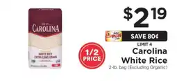 ShopRite Carolina White Rice offer