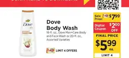 ShopRite Dove Body Wash offer