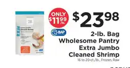 ShopRite Wholesome Pantry Extra Jumbo Cleaned Shrimp offer
