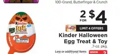 ShopRite Kinder Halloween Egg Treat & Toy offer