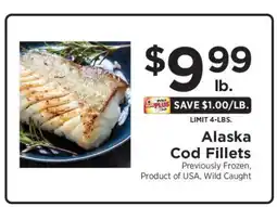 ShopRite Alaska Cod Fillets offer