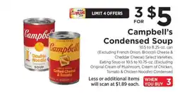 ShopRite Campbell's Condensed Soup offer