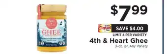 ShopRite 4th Heart Ghee offer