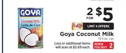 ShopRite Goya Coconut Milk offer