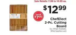 ShopRite ChefElect 2-Pc. Cutting Board offer