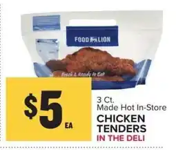 Food Lion Chicken Tenders offer
