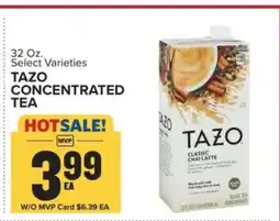 Food Lion TAZO CONCENTRATED TEA offer