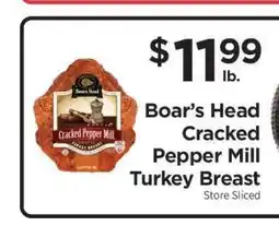 ShopRite Boar's Head Cracked Pepper Mill Turkey Breast offer