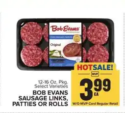 Food Lion Bob Evans Sausage Links, Patties or Rolls offer