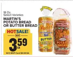 Food Lion Martin's Potato Bread or Butter Bread offer
