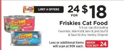 ShopRite Friskies Cat Food offer