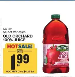 Food Lion Old Orchard 100% Juice offer