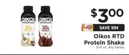 ShopRite Oikos RTD Protein Shake offer