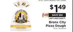 ShopRite Bronx City Pizza Dough offer