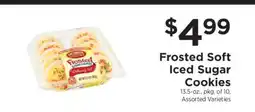 ShopRite Frosted Soft Iced Sugar Cookies offer