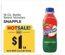 Food Lion Snapple offer
