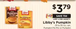 ShopRite Libby's Pumpkin offer