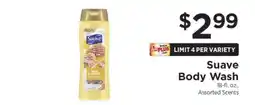 ShopRite Suave Body Wash offer