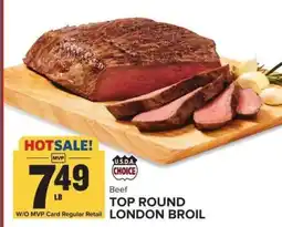 Food Lion Beef Top Round London Broil offer