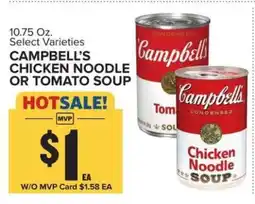 Food Lion Campbell's Chicken Noodle or Tomato Soup offer