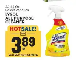 Food Lion Lysol All-Purpose Cleaner offer