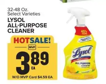 Food Lion Lysol All-Purpose Cleaner offer