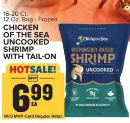 Food Lion CHICKEN OF THE SEA UNCOOKED SHRIMP WITH TAIL-ON offer