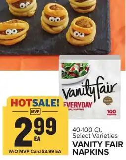 Food Lion Vanity Fair Napkins offer
