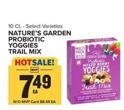 Food Lion NATURE’S GARDEN PROBIOTIC YOGGIES TRAIL MIX offer