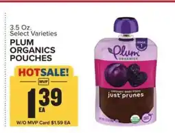 Food Lion Plum Organics Pouches offer