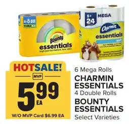 Food Lion Charmin Essentials & Bounty Essentials offer